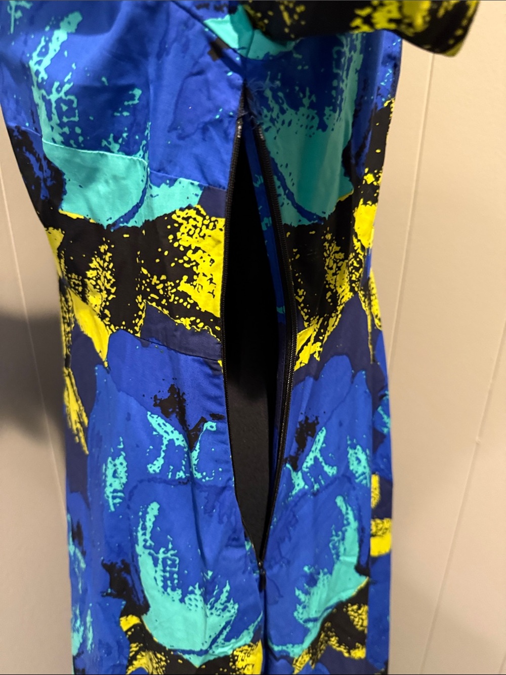 E Christopher John Rogers Target Women’s Abstract Floral Puff-Sleeve Maxi Dress - Picture 5 of 7